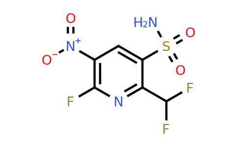 1806929-95-2 | 2-(Difluoromethyl)-6-fluoro-5-nitropyridine-3-sulfonamide