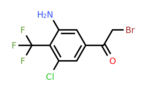 1806930-17-5 | 3'-Amino-5'-chloro-4'-(trifluoromethyl)phenacyl bromide