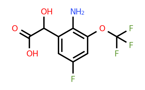 1806930-63-1 | 2-Amino-5-fluoro-3-(trifluoromethoxy)mandelic acid