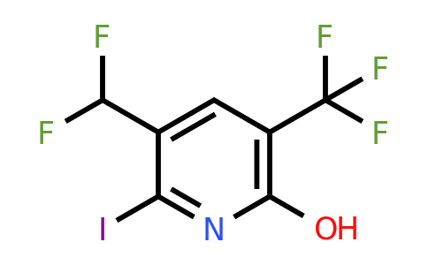 3-(Difluoromethyl)-6-hydroxy-2-iodo-5-(trifluoromethyl)pyridine