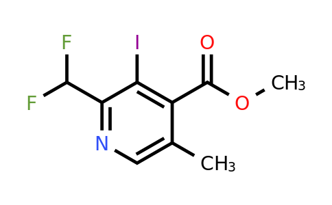 Methyl 2-(difluoromethyl)-3-iodo-5-methylpyridine-4-carboxylate