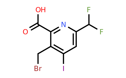 3-(Bromomethyl)-6-(difluoromethyl)-4-iodopyridine-2-carboxylic acid