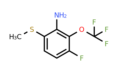 1806963-68-7 | 2-Amino-4-fluoro-3-(trifluoromethoxy)thioanisole