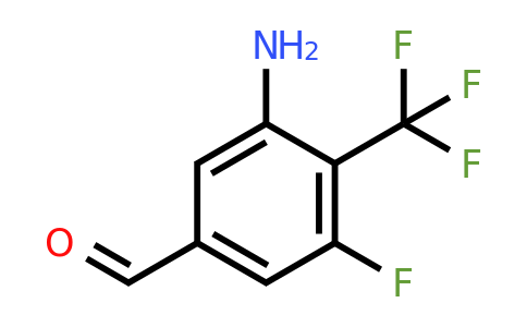 1806964-35-1 | 3-Amino-5-fluoro-4-(trifluoromethyl)benzaldehyde