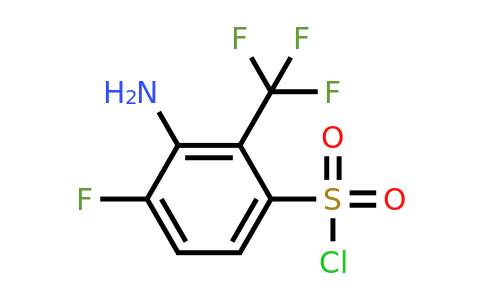 1806964-85-1 | 3-Amino-4-fluoro-2-(trifluoromethyl)benzenesulfonyl chloride