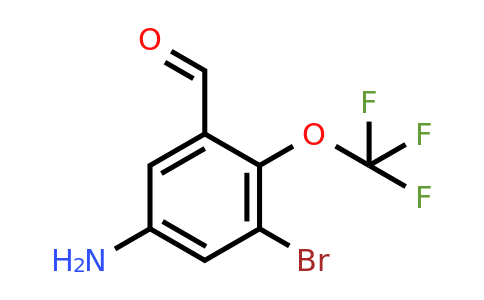 1806966-22-2 | 5-Amino-3-bromo-2-(trifluoromethoxy)benzaldehyde