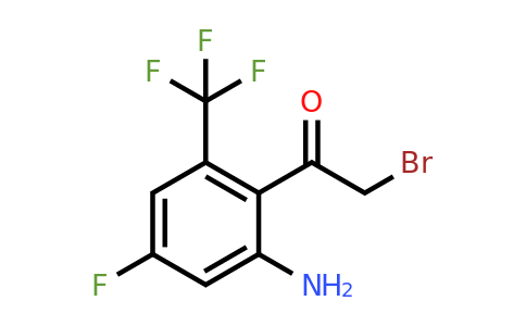 1806966-36-8 | 2'-Amino-4'-fluoro-6'-(trifluoromethyl)phenacyl bromide