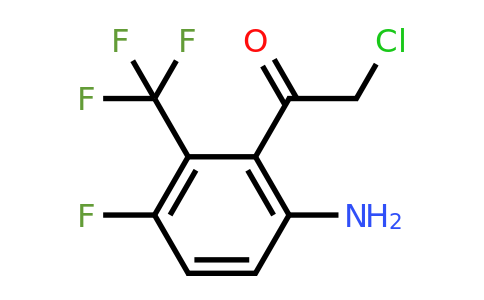 1806966-58-4 | 6'-Amino-3'-fluoro-2'-(trifluoromethyl)phenacyl chloride