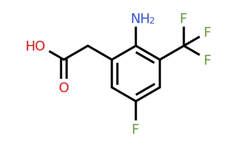 1806966-62-0 | 2-Amino-5-fluoro-3-(trifluoromethyl)phenylacetic acid