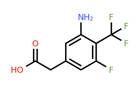 1806966-66-4 | 3-Amino-5-fluoro-4-(trifluoromethyl)phenylacetic acid