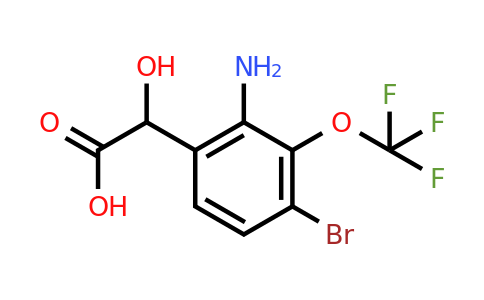 1806967-43-0 | 2-Amino-4-bromo-3-(trifluoromethoxy)mandelic acid