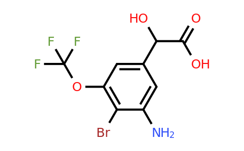 3-Amino-4-bromo-5-(trifluoromethoxy)mandelic acid