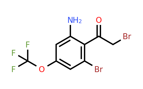 1806967-65-6 | 2'-Amino-6'-bromo-4'-(trifluoromethoxy)phenacyl bromide
