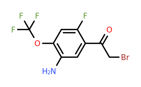1806967-70-3 | 5'-Amino-2'-fluoro-4'-(trifluoromethoxy)phenacyl bromide