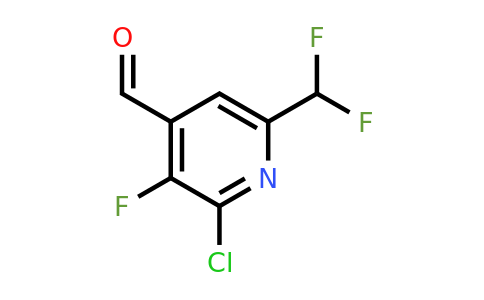 2-Chloro-6-(difluoromethyl)-3-fluoropyridine-4-carboxaldehyde
