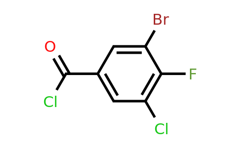 1806970-63-7 | 3-Bromo-5-chloro-4-fluorobenzoyl chloride