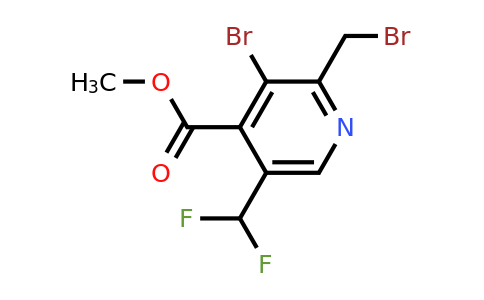 1806972-15-5 | Methyl 3-bromo-2-(bromomethyl)-5-(difluoromethyl)pyridine-4-carboxylate