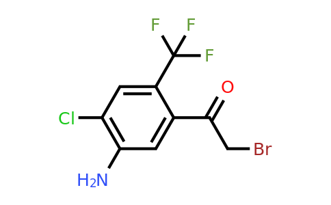 1806972-98-4 | 5'-Amino-4'-chloro-2'-(trifluoromethyl)phenacyl bromide