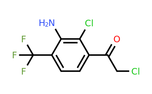 1806973-14-7 | 3'-Amino-2'-chloro-4'-(trifluoromethyl)phenacyl chloride