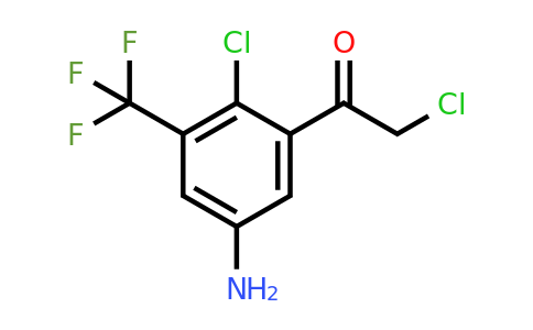 1806973-48-7 | 5'-Amino-2'-chloro-3'-(trifluoromethyl)phenacyl chloride