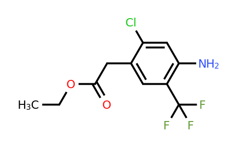1806974-00-4 | Ethyl 4-amino-2-chloro-5-(trifluoromethyl)phenylacetate