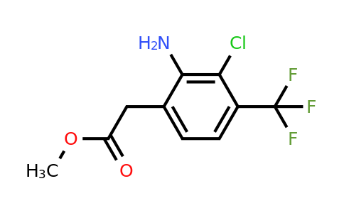 1806974-13-9 | Methyl 2-amino-3-chloro-4-(trifluoromethyl)phenylacetate