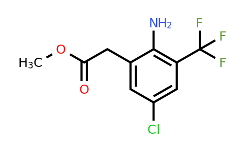 1806974-21-9 | Methyl 2-amino-5-chloro-3-(trifluoromethyl)phenylacetate