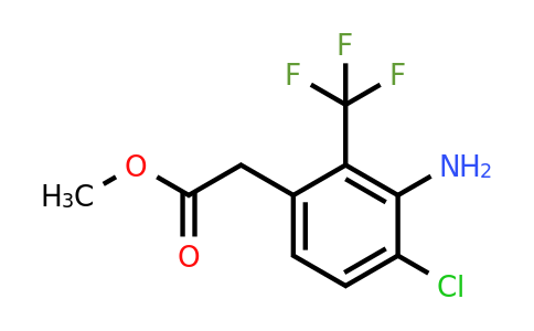 1806974-27-5 | Methyl 3-amino-4-chloro-2-(trifluoromethyl)phenylacetate