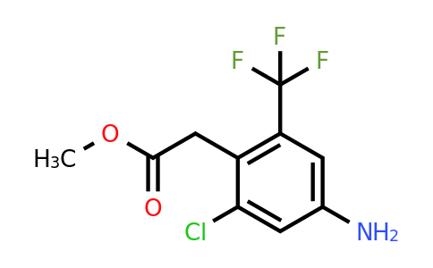 1806974-39-9 | Methyl 4-amino-2-chloro-6-(trifluoromethyl)phenylacetate