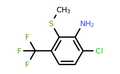 1806975-17-6 | 2-Amino-3-chloro-6-(trifluoromethyl)thioanisole