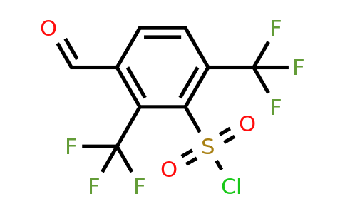 1806977-17-2 | 2,6-Bis(trifluoromethyl)-3-formylbenzenesulfonyl chloride