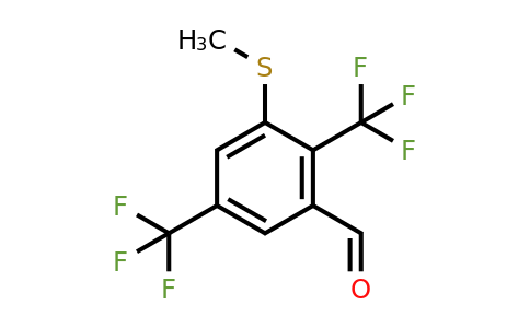 1806978-56-2 | 2,5-Bis(trifluoromethyl)-3-formylthioanisole