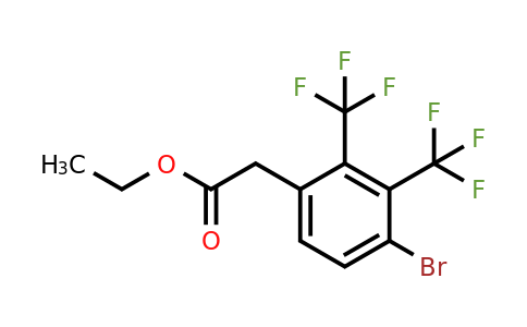 1806978-65-3 | Ethyl 2,3-bis(trifluoromethyl)-4-bromophenylacetate