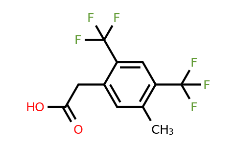 1806978-66-4 | 2,4-Bis(trifluoromethyl)-5-methylphenylacetic acid
