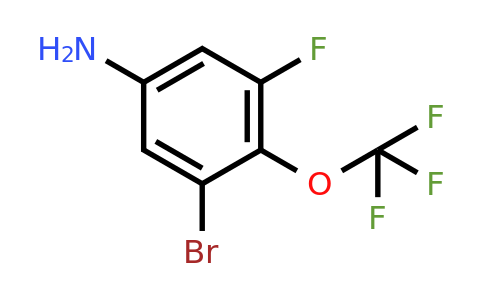 1806981-39-4 | 3-Bromo-5-fluoro-4-(trifluoromethoxy)aniline