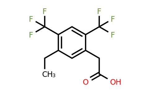 1806982-29-5 | 2,4-Bis(trifluoromethyl)-5-ethylphenylacetic acid