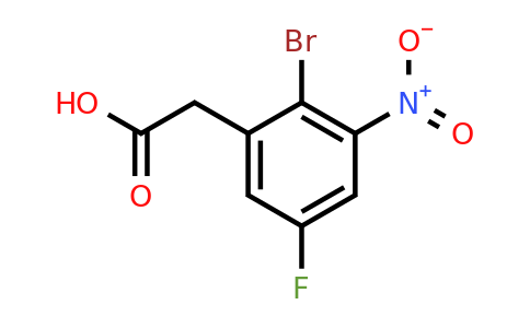 1806987-65-4 | 2-Bromo-5-fluoro-3-nitrophenylacetic acid