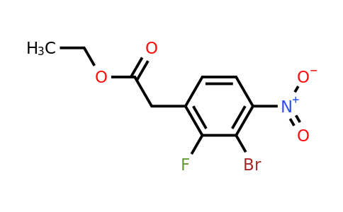 1806987-85-8 | Ethyl 3-bromo-2-fluoro-4-nitrophenylacetate