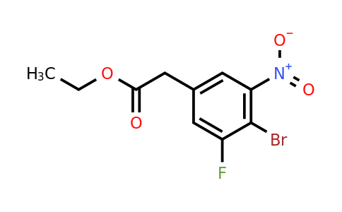 1806987-88-1 | Ethyl 4-bromo-3-fluoro-5-nitrophenylacetate