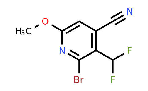 1806993-99-6 | 2-Bromo-4-cyano-3-(difluoromethyl)-6-methoxypyridine