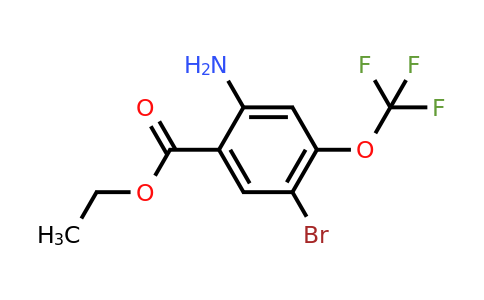 1806994-23-9 | Ethyl 2-amino-5-bromo-4-(trifluoromethoxy)benzoate