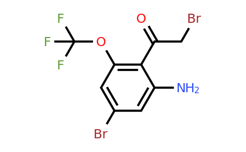1806996-40-6 | 2'-Amino-4'-bromo-6'-(trifluoromethoxy)phenacyl bromide