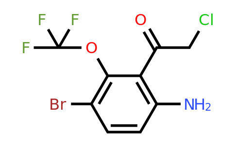 1806996-89-3 | 6'-Amino-3'-bromo-2'-(trifluoromethoxy)phenacyl chloride