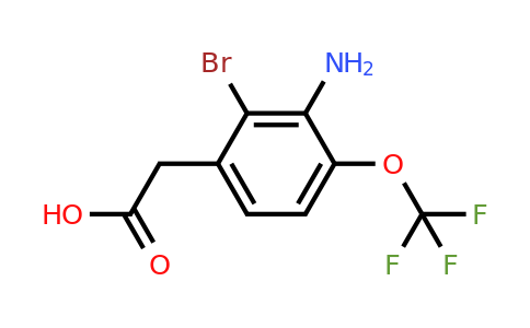1806997-19-2 | 3-Amino-2-bromo-4-(trifluoromethoxy)phenylacetic acid
