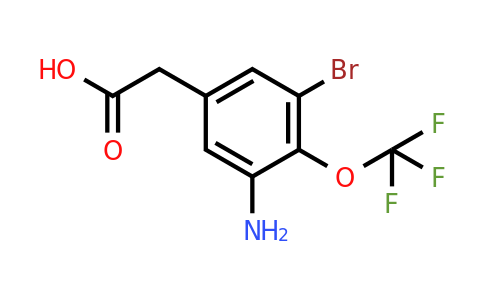 1806997-32-9 | 3-Amino-5-bromo-4-(trifluoromethoxy)phenylacetic acid