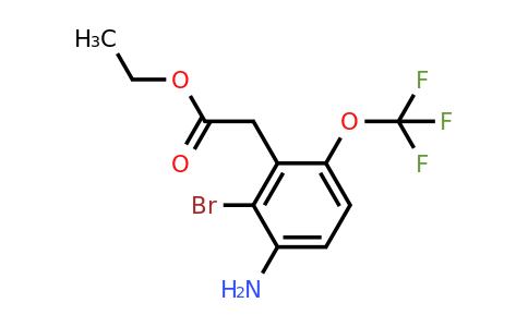1806997-63-6 | Ethyl 3-amino-2-bromo-6-(trifluoromethoxy)phenylacetate