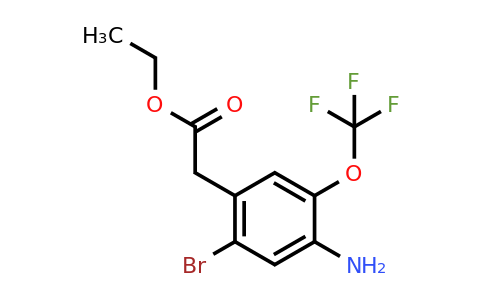 1806997-76-1 | Ethyl 4-amino-2-bromo-5-(trifluoromethoxy)phenylacetate
