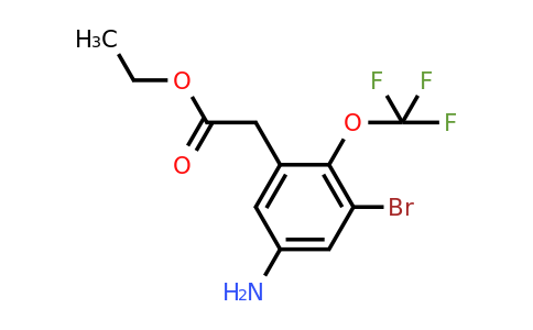 1806997-87-4 | Ethyl 5-amino-3-bromo-2-(trifluoromethoxy)phenylacetate