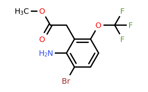 1806997-94-3 | Methyl 2-amino-3-bromo-6-(trifluoromethoxy)phenylacetate