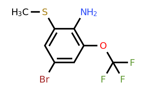 1806998-75-3 | 2-Amino-5-bromo-3-(trifluoromethoxy)thioanisole